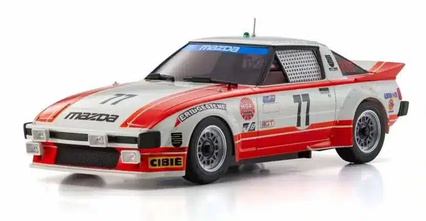 Kyosho Mini-Z MR04 RWD Mazda Savanna RX-7 Daytona'79 No.77 (N-MM2/KT), 32365R – Image 2