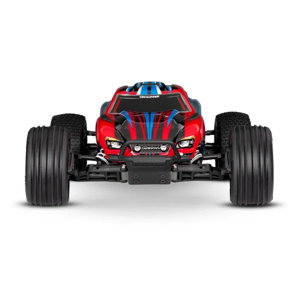 TRAXXAS RUSTLER 4X2 BRUSHED AVEC ACCUS / CHARGEUR USB HD, 37254-8-RED – Image 2