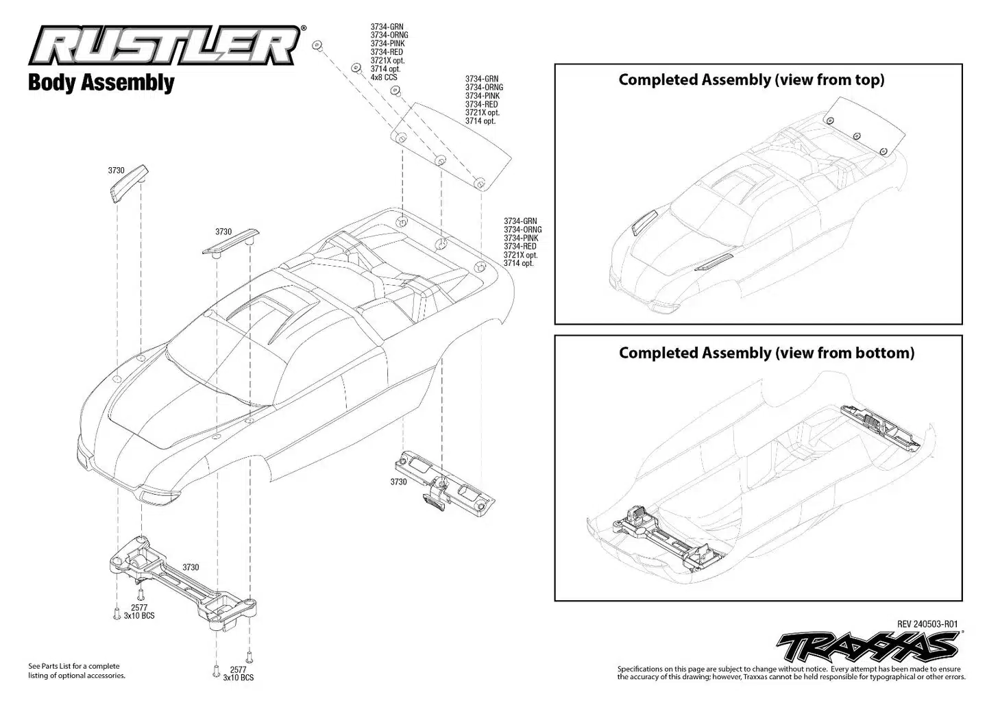 TRAXXAS RUSTLER 4X2 BRUSHED AVEC ACCUS / CHARGEUR USB HD, 37254-8-RED – Image 7