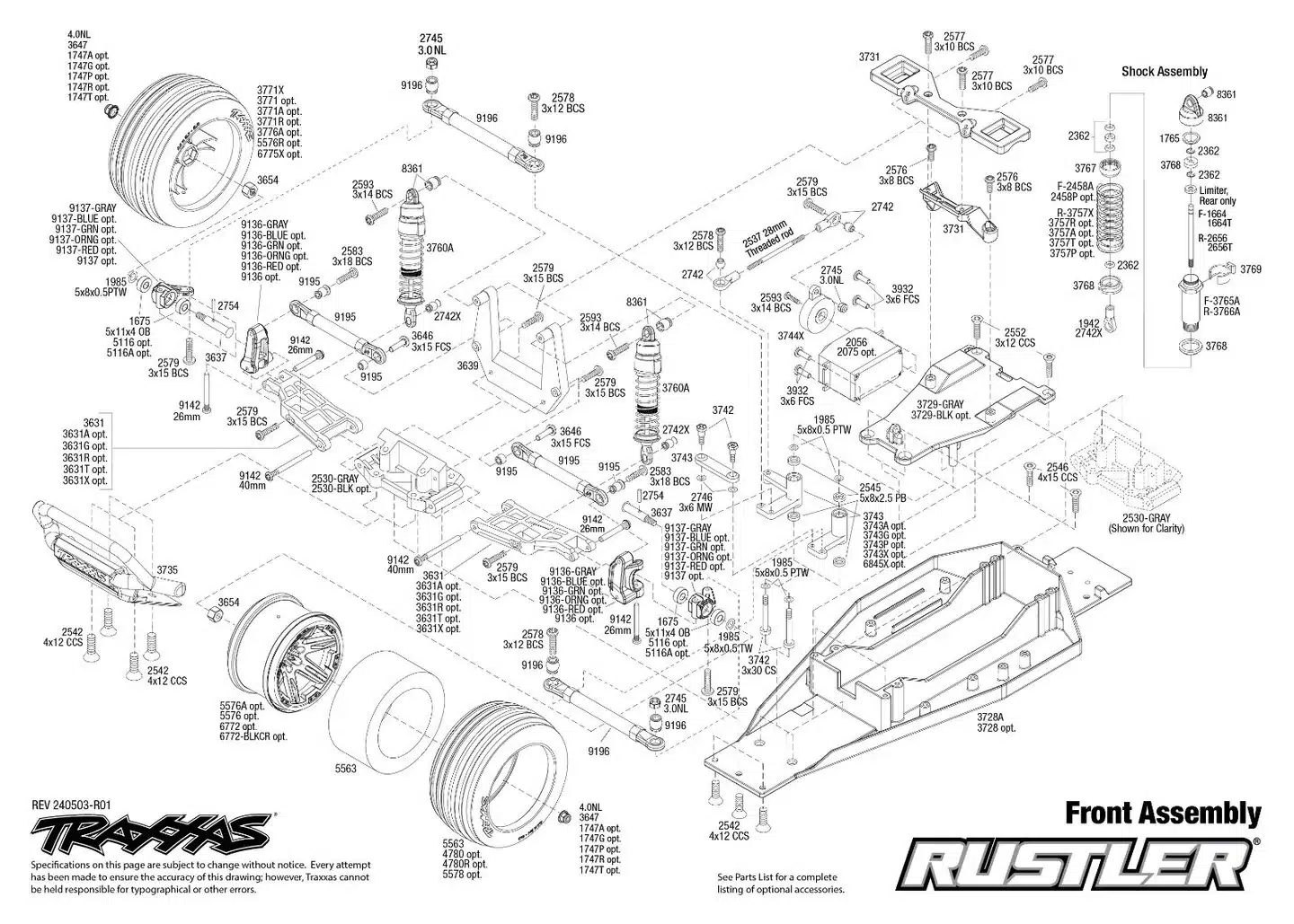 TRAXXAS RUSTLER 4X2 BRUSHED AVEC ACCUS / CHARGEUR USB HD, 37254-8-RED – Image 9