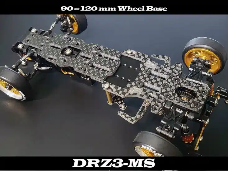 ATOMIC DRZ3 MS RWD Drift Chassis Kit (No Electronic), D3MS-KIT – Image 5