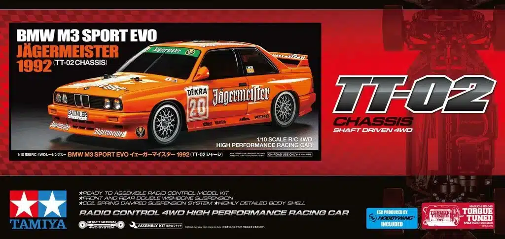 TAMIYA BMW M3 Sport EVO 1992 TT-02 1/10, 58760 – Image 12