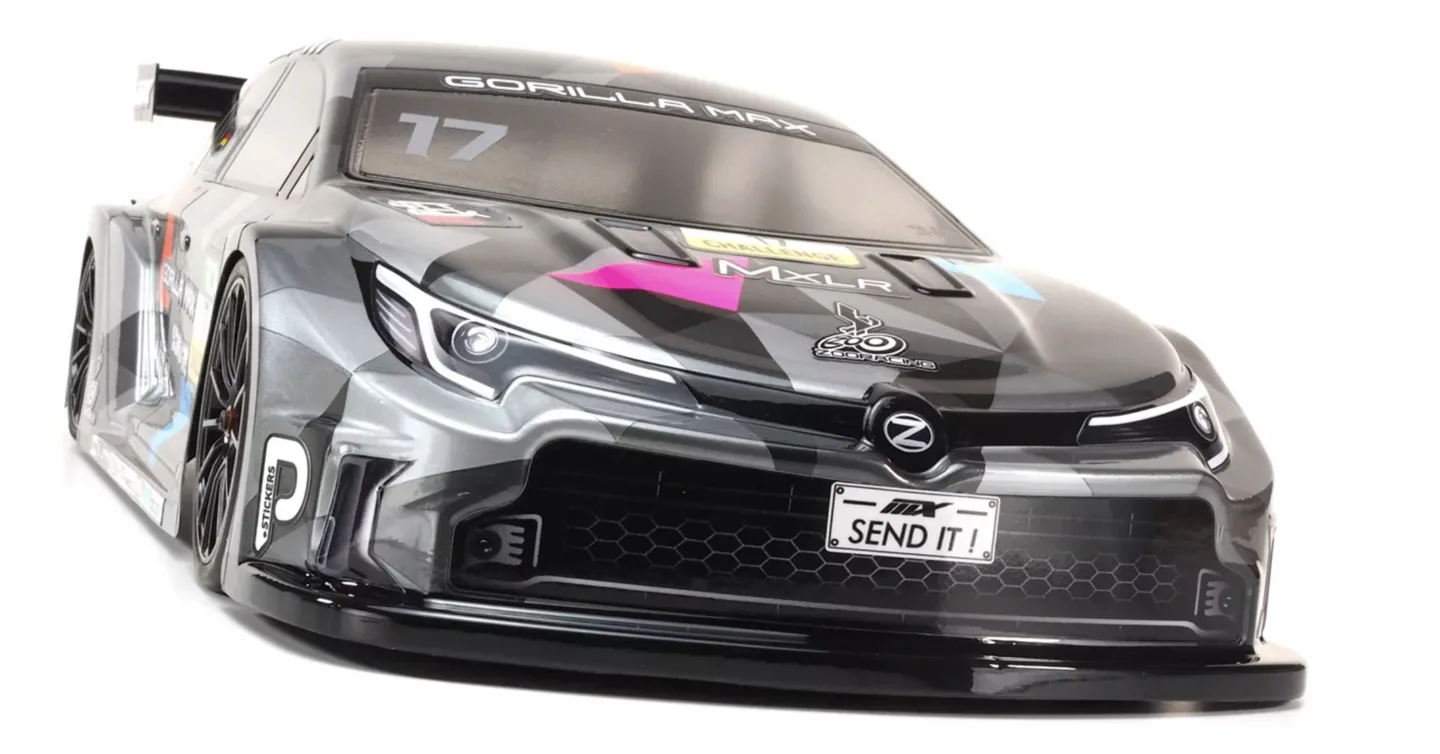 ZooRacing Gorilla MAX 1:10 FWD Car 190mm Body (clear) 0,5mm - ULTRALITE, ZR-0017-05 – Image 3