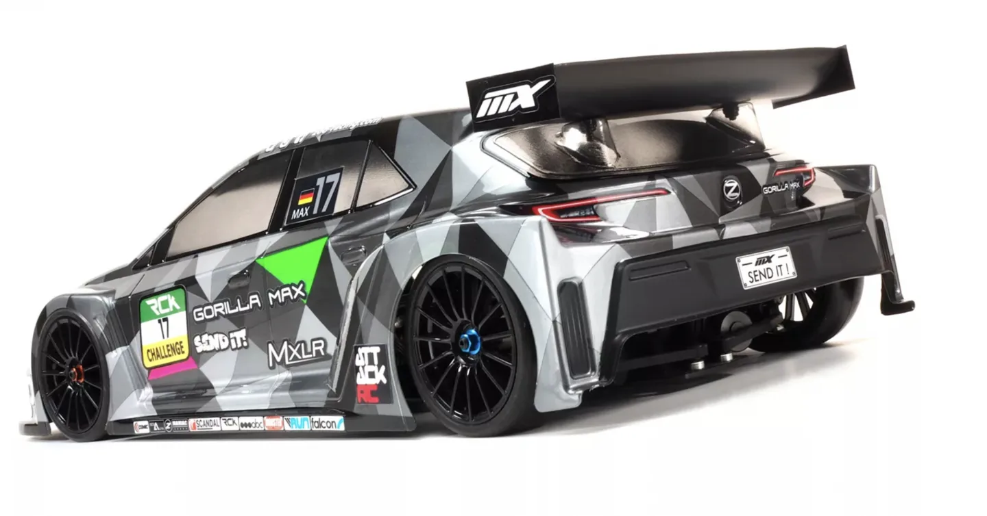 ZooRacing Gorilla MAX 1:10 FWD Car 190mm Body (clear) 0,5mm - ULTRALITE, ZR-0017-05 – Image 4