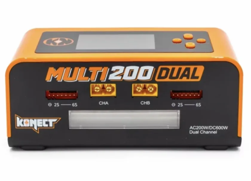 KONECT Chargeur DUAL AC/DC 200W Multi-Fonctions charge/decharge equilibreur, KN-MULTI200-DUAL – Image 3
