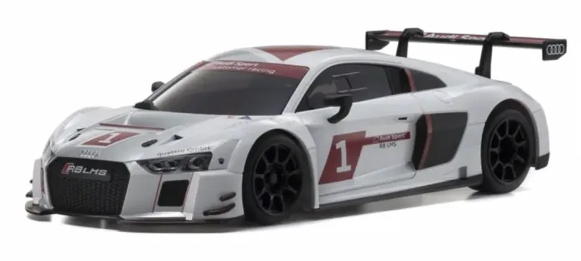 Kyosho Mini-Z MR04 RWD Audi R8 LMS 2015 White (W-MM/KT531P), 32357AS – Image 2