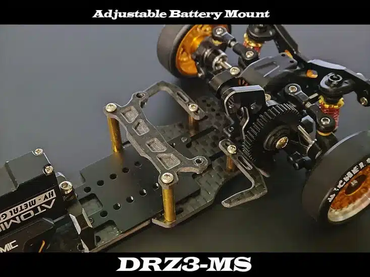 ATOMIC DRZ3 MS RWD Drift Chassis Kit (No Electronic), D3MS-KIT – Image 6