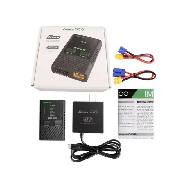 GENSACE Chargeur iMars Mini USB-C 2-4S & Adaptateur 65W (EU), GEA60WE1 – Image 2