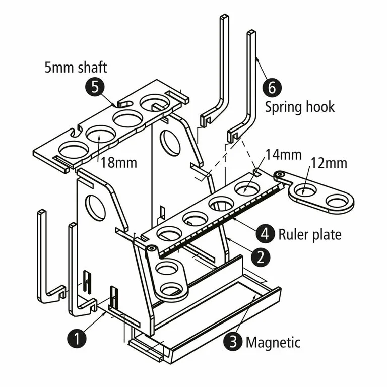 ROBITRONIC Support amortisseur V2 Noir, R07502S – Image 3