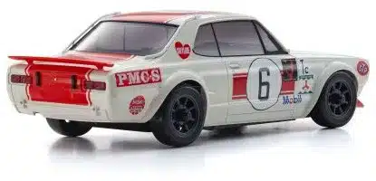 KYOSHO Mini-Z AWD Skyline 2000GT-R KPGC10 Racing'72 Red No.6 (MA020/KT531P), 32643R – Image 3