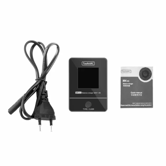 TOOLKITRC Chargeur M4AC XT60 LiPo 1-4S 2.5A 220v, TK10900 – Image 4