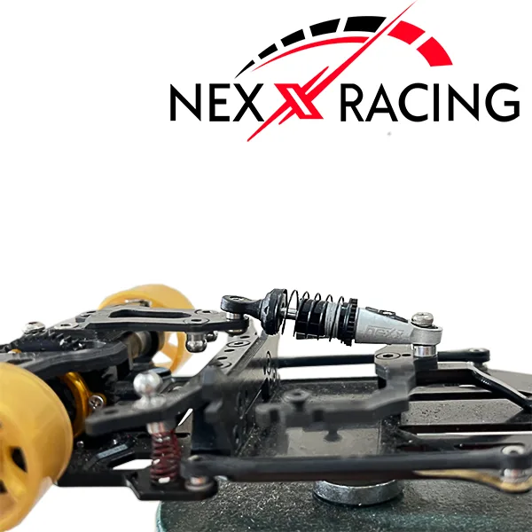 NEXX RACING Premium Amortisseur Noir à huile central à double ressort, NXUSA-300-60-B – Image 4