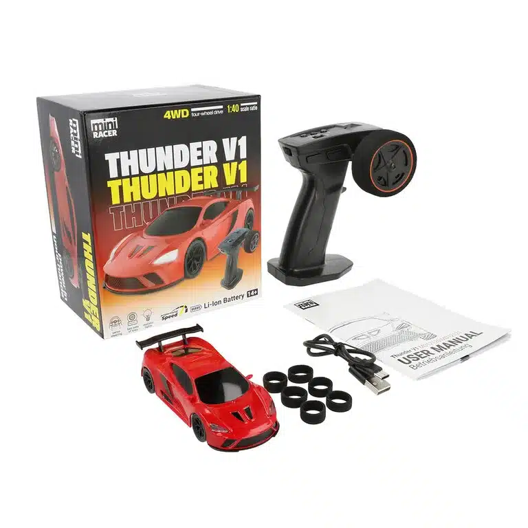 MODSTER Mini Racer Thunder V1 Rouge 1/40, MD12121 – Image 5