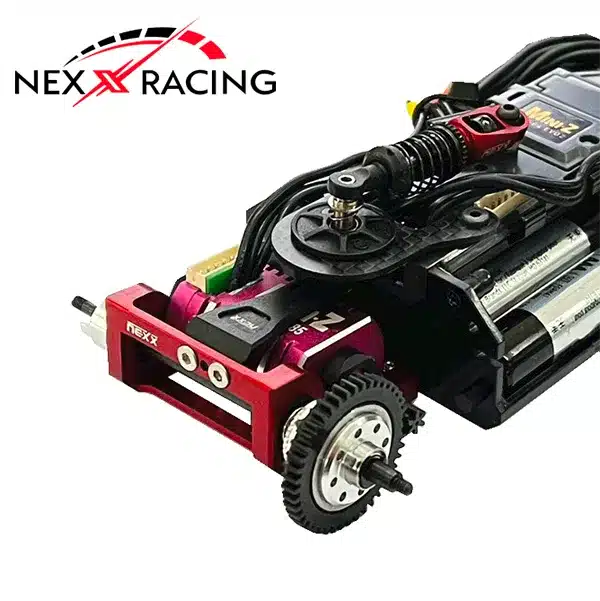 NEXX RACING Support moteur Bleu pour MR04, NX-408-BLU – Image 4