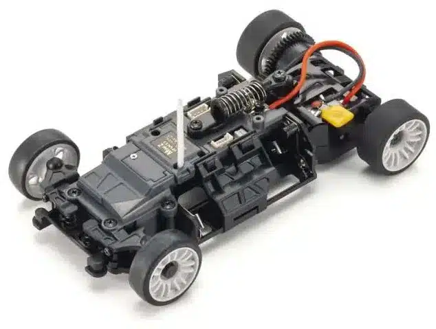 Kyosho Mini-Z MR04 RWD Corvette C8-R Gun Metal/Red (W-MM/KT531P), 32356GMR – Image 2