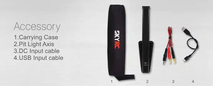 SKYRC Lampe de stand Noire à LED, SK600089BK – Image 5