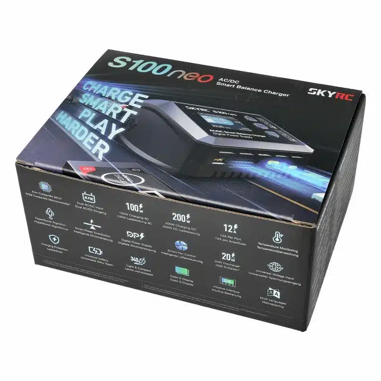 SKYRC S100 Neo LiPo 1-6s 10A 100W AC Chargeur, SK100202-01 – Image 3