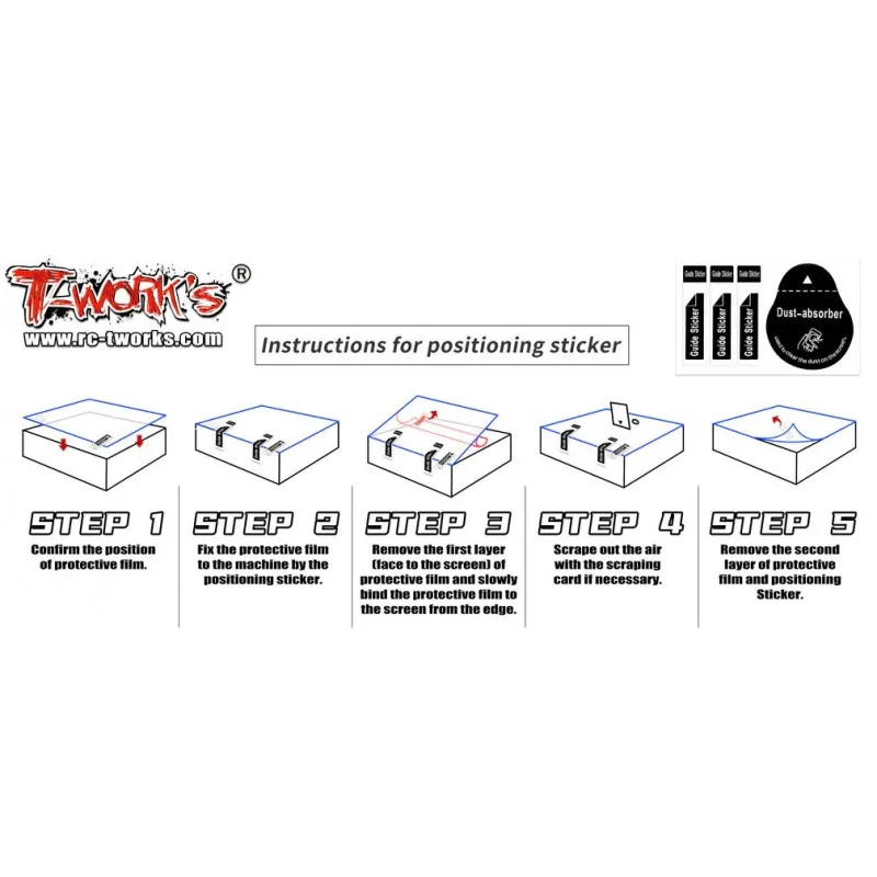 T-WORK'S Protection Écran Futaba 3PV, TA-085-T3PV – Image 3