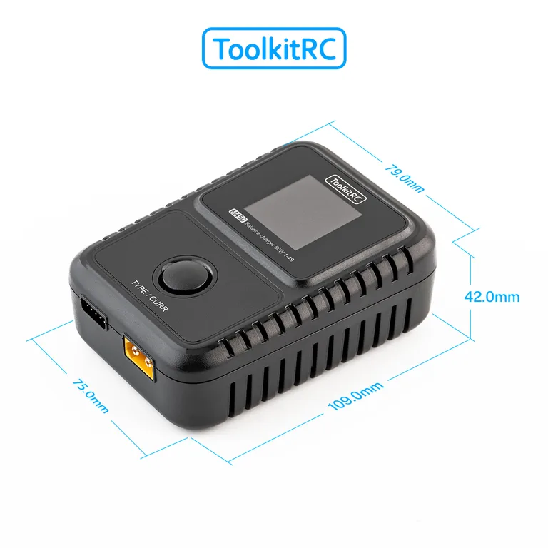 TOOLKITRC Chargeur M450 LiPo 2-4S 5A AC, TK13300 – Image 5