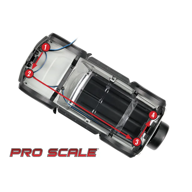 Traxxas Kit Led Pro Scale Defender TRX-4M 9784 – Image 2