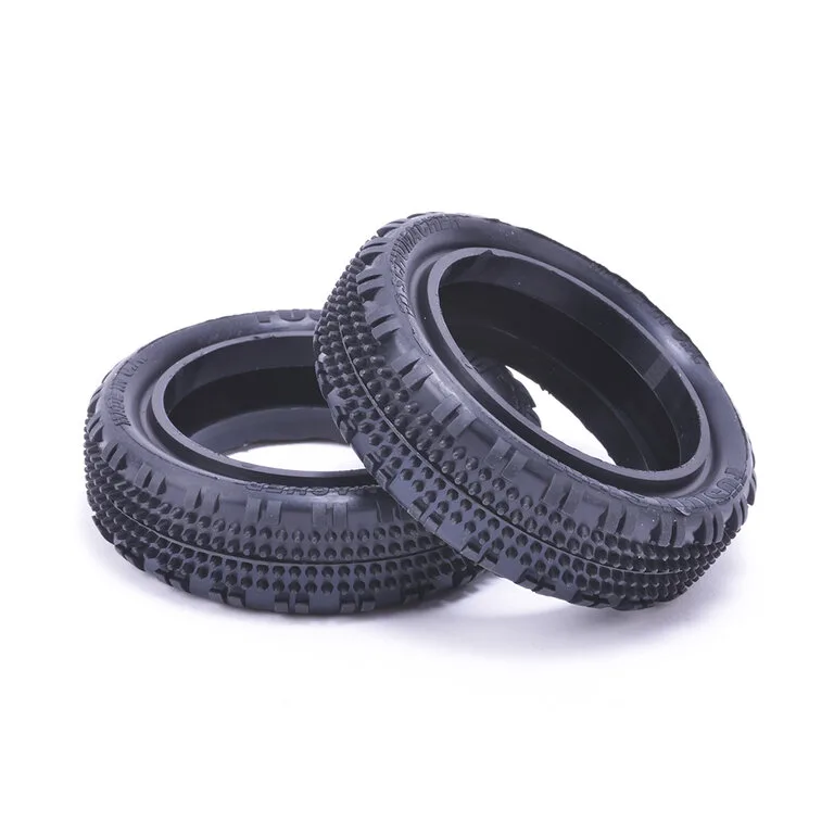 Schumacher Fusion Slim 1/10 - 2WD pneus avant - Silver (High Performance, 1 pair), U6902 – Image 2
