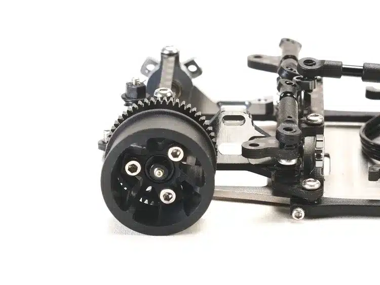 PN RACING Jante arrière PN Racing en nylon découpé à la machine 20 mm, à rebord, noir, pour XBILITY One, XB11B+3 – Image 3